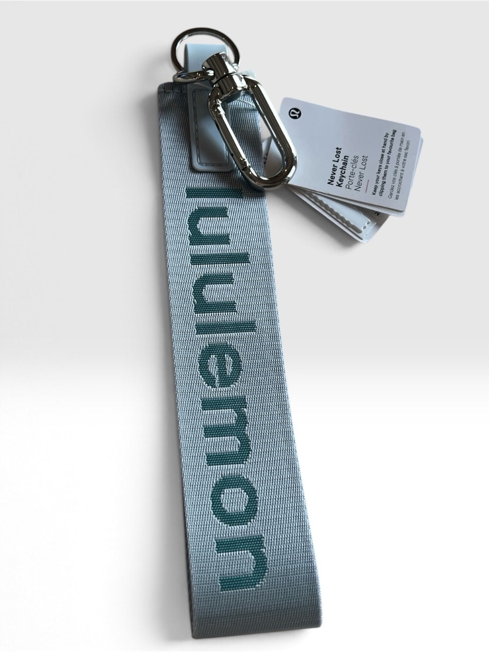 lululemon athletica Never lost Keychain NWT